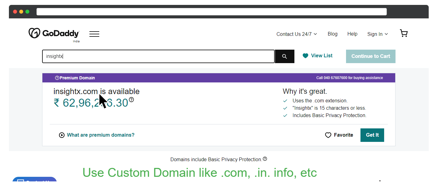 Custom Domain